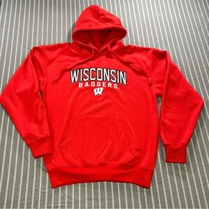 Old Varsity Brand Wisconsin Badgers apparel Hoodie Men's Medium
